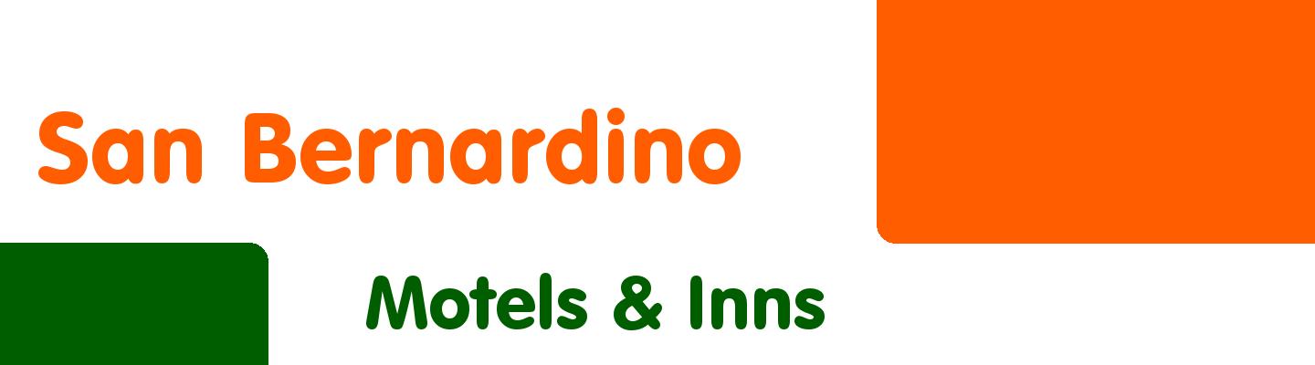 Best motels & inns in San Bernardino - Rating & Reviews